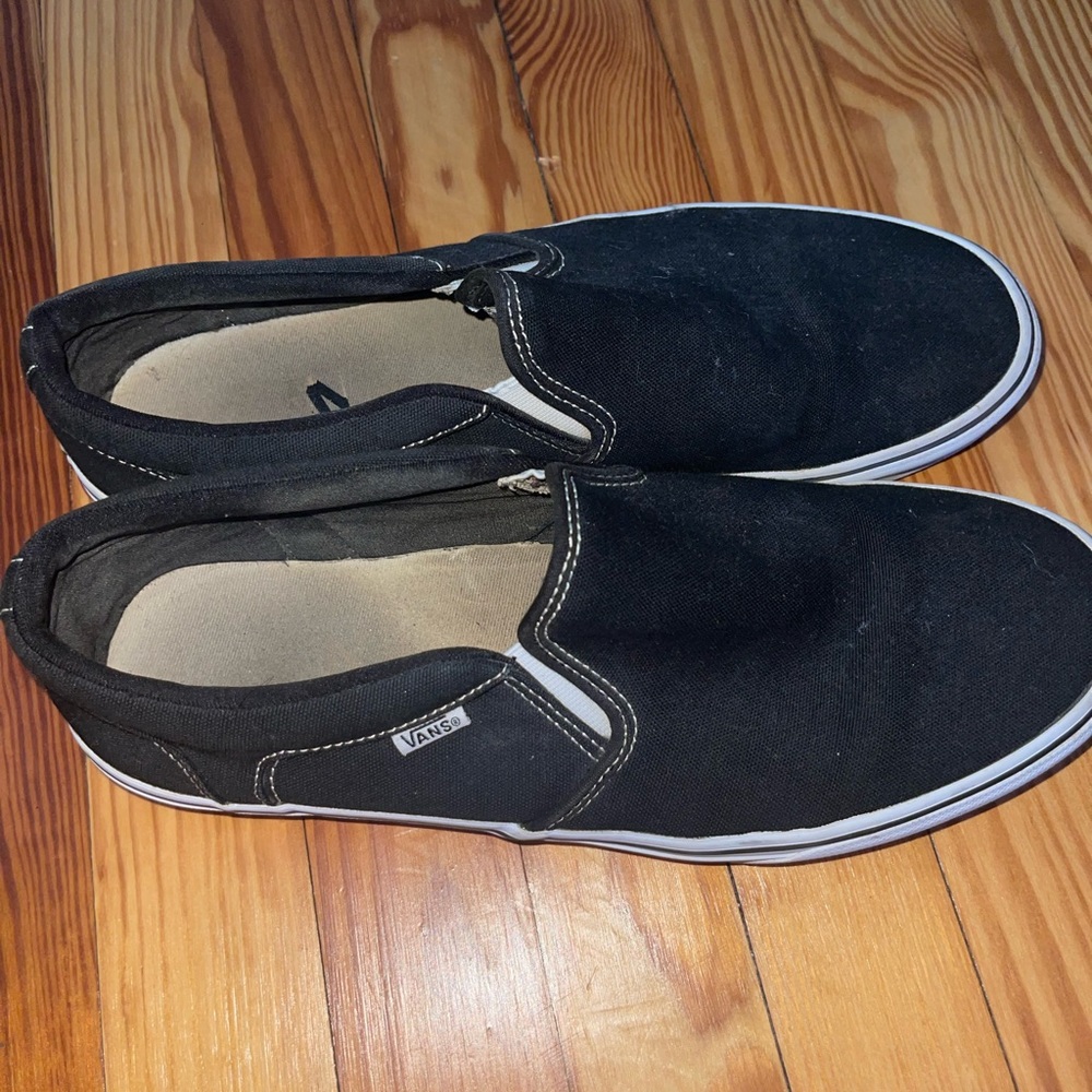 Black Slip on Vans